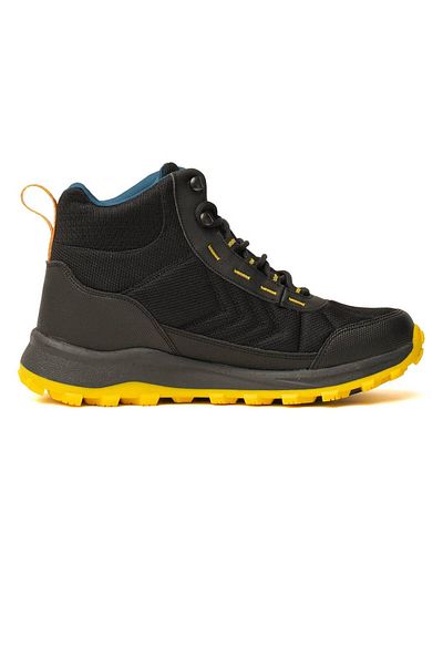 hummel 900407 -2594 Hummel Hml Lemos High Unisex Αθλητικά Παπούτσια ΜΑΥΡΟ/ΚΙΤΡΙΝΟ ΚΡΕΜΑ