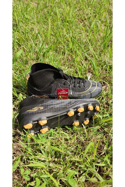Jump - 29676 - Unisex Socks Cleats Shoes Μαύρο-κίτρινο