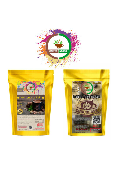 coffee Naturelle Sıcak Çikolata Ve Beyaz Sıcak Çikolata 2 Kg