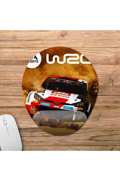 Pixxa لوحة ماوس مع مسند للمعصم من EA Sports WRC - 1 بيضاوي