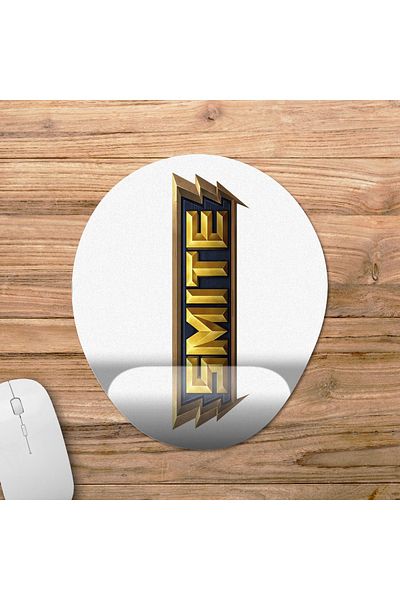 Pixxa SMITE موديل لوحة ماوس مع مسند للمعصم - 3 بيضاوي