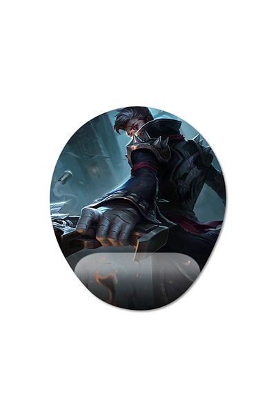 Pixxa Mobile Legends - موديل لوحة ماوس Granger مع مسند للمعصم - 1 بيضاوي