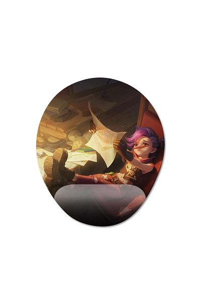 Pixxa Mobile Legends - موديل لوحة ماوس Ixia بمساعدة المعصم - 2 بيضاوي