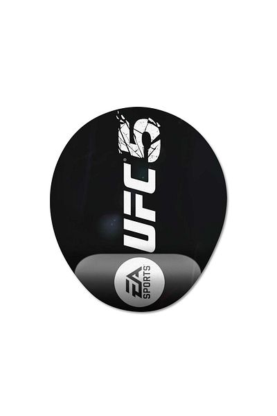 Pixxa موديل لوحة ماوس مدعومة للمعصم من EA Sports UFC 5 - 3 بيضاوي