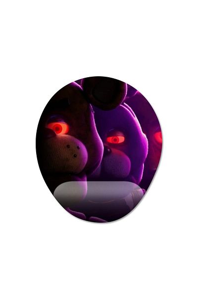 Pixxa Five Nights at Freddy's Pizza Shop - Movie Wrist Support Mousepad Model - 4 Oval
