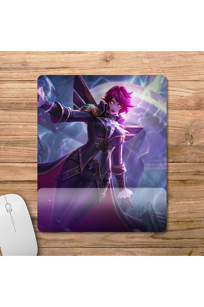 Pixxa Mobile Legends - موديل لوحة ماوس مع مسند للمعصم من Eudora - 2