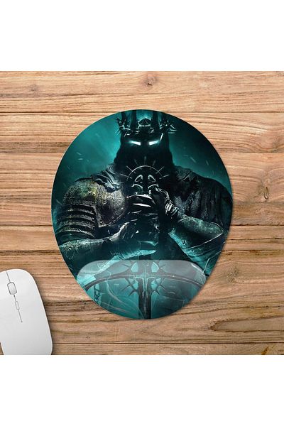 Pixxa نموذج لوحة الماوس Lords of the Fallen مع دعم المعصم - 2 بيضاوي