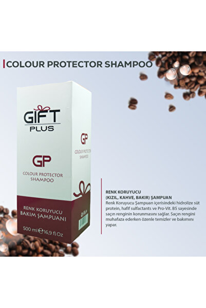 gift plus RENK KORUYUCU (KIZIL, KAHVE, BAKIR) ŞAMPUAN