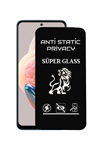 CaseWorld Xiaomi Redmi Note 12 4G Tam Kaplayan Anti Statik Görünmez Safir Ekr...