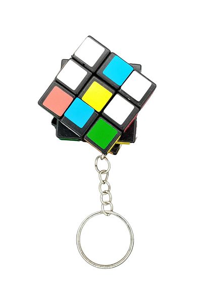 Dünyadan Hediyeler Intelligence Cube Magic Rubik's Cube Keychain