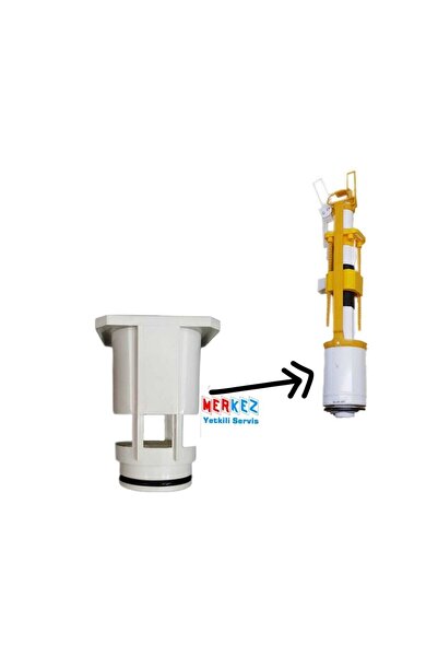 KALE Gömme Rezervuar Boşaltma Grubu Alt Yatak