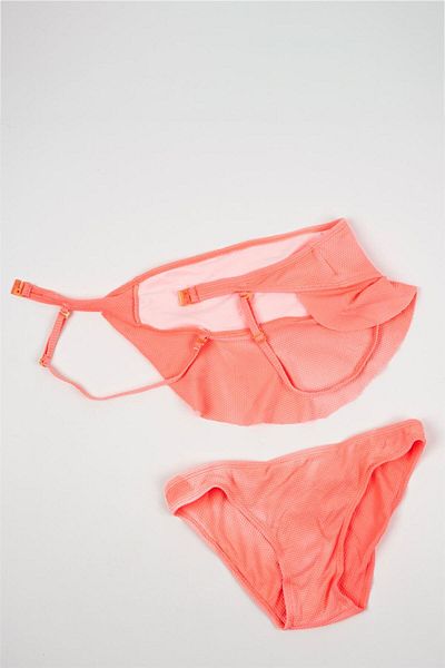 Adisia Girl's Pomegranate Flower Bikini Set