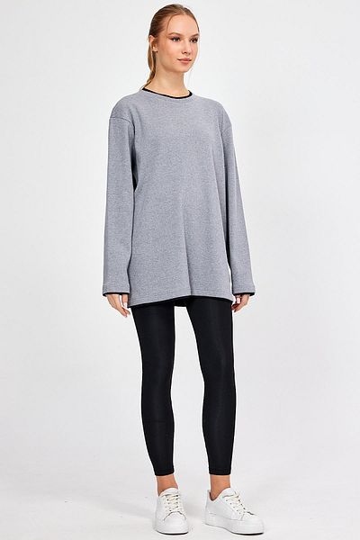ALEXANDERGARDI GARNISH OVERSIZE SWEATSHIRT (E22-72300)