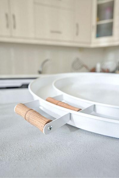 FH finehome Veran 2-Piece Metal Tray