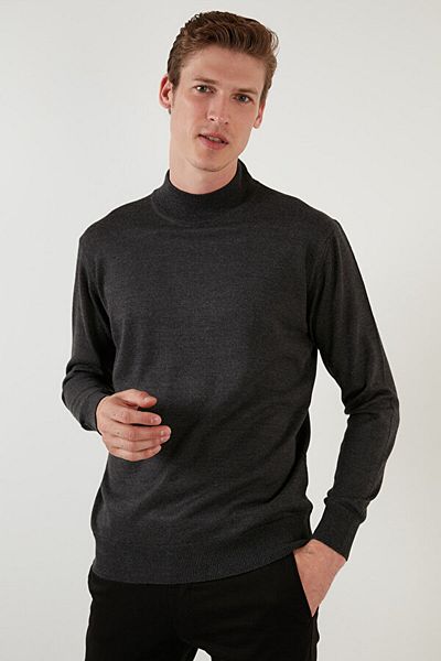 GGMM HALF FISHER KNIT SWEATER