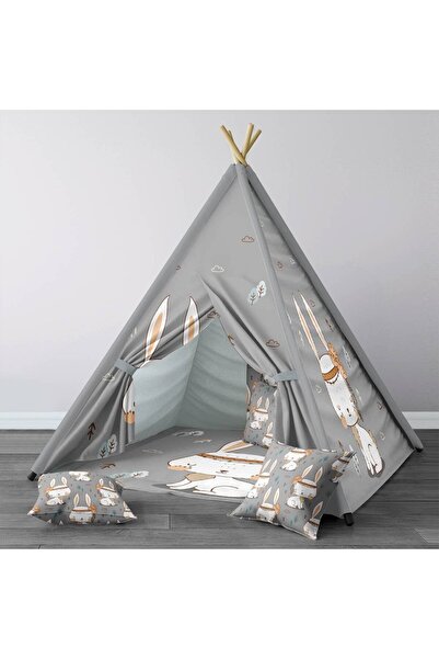 Lina Bebek, Çocuk Odası Minderli/Mindersiz Oyun Evi, Çadır Model 01336