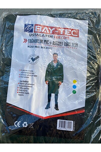 Baytec YAGMURLUK PVC ASTARLI LÜKS YEŞİL