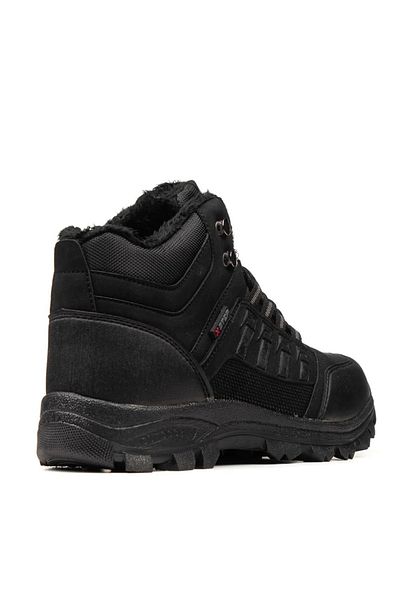 pio shoes PİO ΜΑΥΡΑ UNISEX ΓΟΥΝΑ ΕΣΩΤΕΡΙΚΑ ΧΕΙΜΕΡΙΝΑ ΜΠΟΤΑΚΙΑ X-6 X-STEP