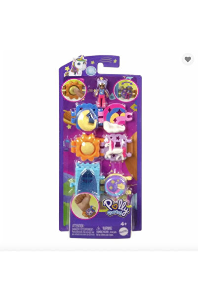Sindirella Polly Pocket Bileklik Olabilen Sevimli Oyun Setleri Ponny Gökkuşağı