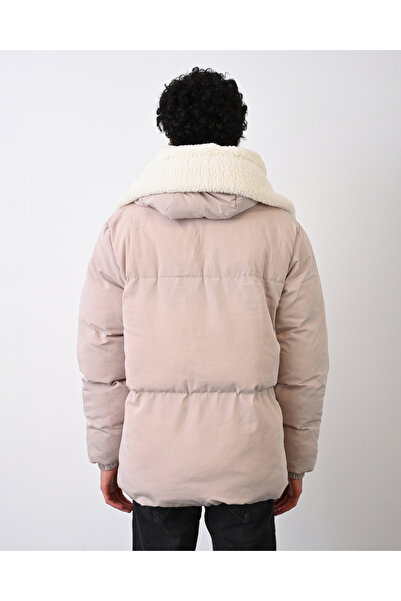 MARRAKECH Kürk Başlıklı, Kapüşonlu,su Geçirmez Mont Oversize Model