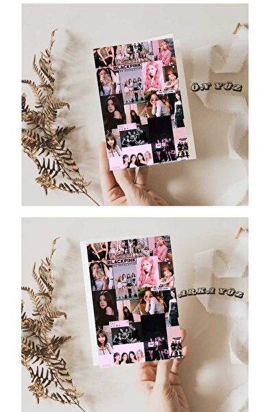 animeandyourworld blackpink defter a5 boyutu düz çizgisiz 24 sayfa hediyelik ...