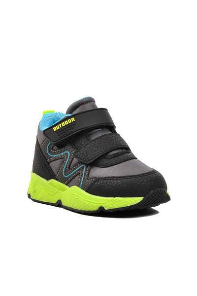 pepino 1576-B Smoke-Black-Turquoise Baby Outdoor Boots
