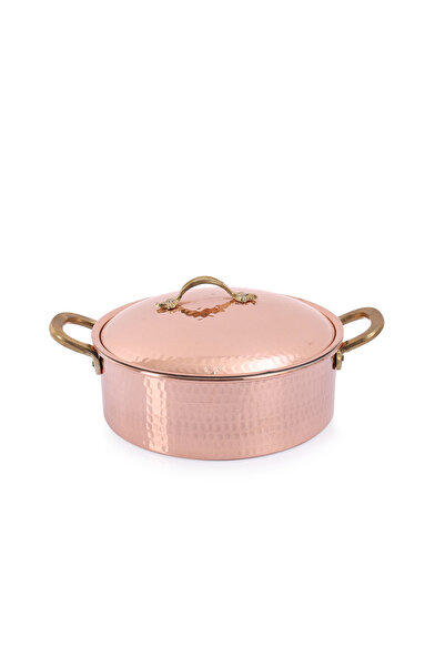 Denaro Home DENARO LARA KISA BAKIR TENCERE NO:1 ÇİÇEKLİ KULP