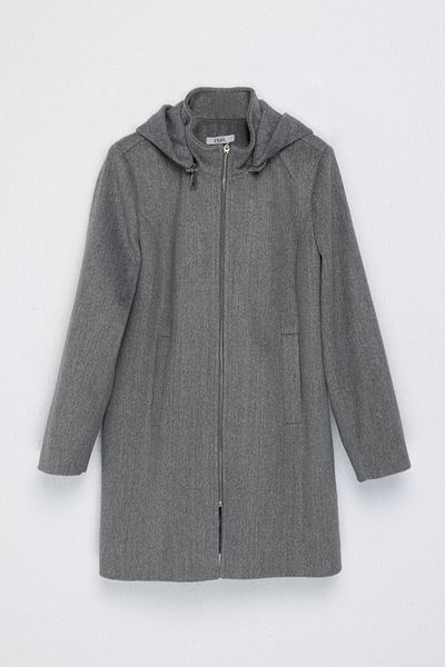 Ekol Zippered Cashmere Coat