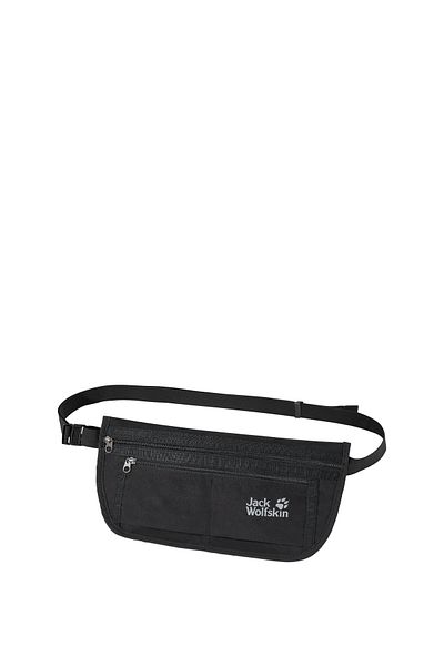 Jack Wolfskin Black Unisex 13X27 Waist Bag Document Belt De Luxe