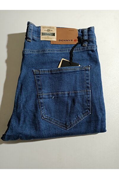 DENNYS classic zippered lycra jeans