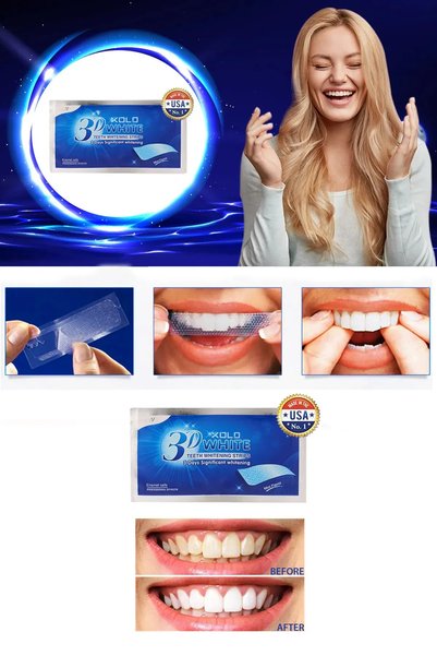 Alright 3D White 3 Adet Diş Beyazlatma Bandı Anında Beyazlama (Teeth Whitening Strip)