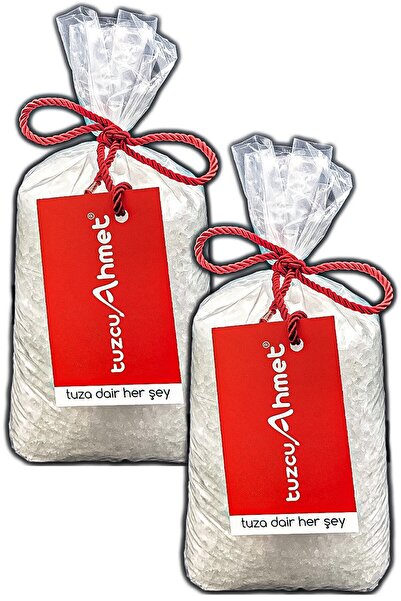 Tuzcu Ahmet 2 Adet 1 Kg Iri Kaneli Kristal Kaya Tuzu Kırmızı Etiket