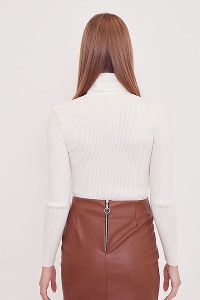 Spesniks Fisherman Sweater-white