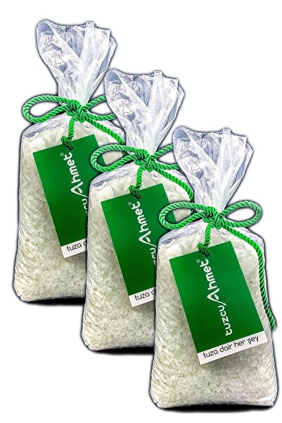 Çankırı Tuzcusu 3 Adet 1 Kg Iri Taneli Çankırı Kaya Tuzu