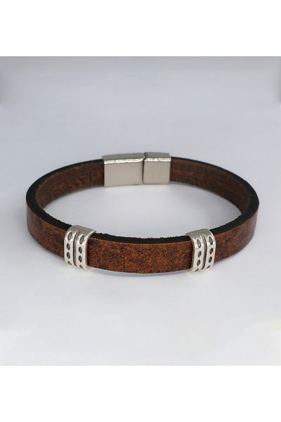 Ebsem - 100% Leather Men's Women's Bracelet Leather Band