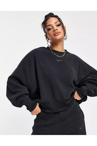 Nike Γυναικεία φούτερ Sportswear Plush Mod Cropped Crew-Neck