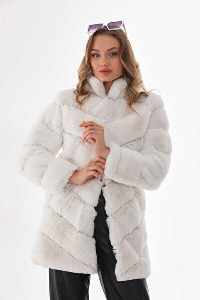 NAVY Blană lungă cu guler Waterway