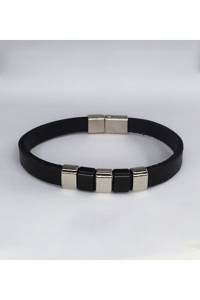 Ebsem - 100% Leather Men's Women's Bracelet Leather Band
