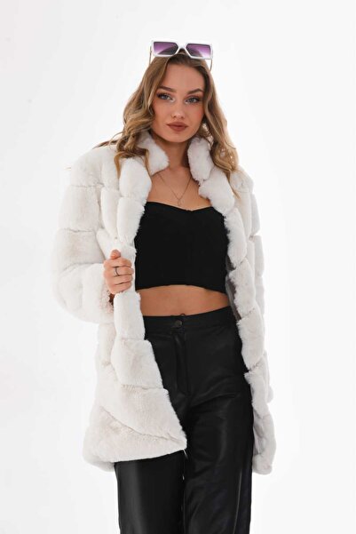 NAVY Blană lungă cu guler Waterway