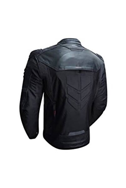 Prosev TEZ MOTOR PROSEV FALCON LEATHER 4 MEVSİM MOTORCU MONTU HAKİKİ DERİ
