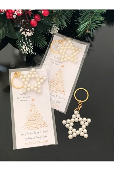 Denseden 5 adet YILBAŞI YENİYIL HEDİYESİ ANAHTARLIK bu yıl senin yıldızın par...