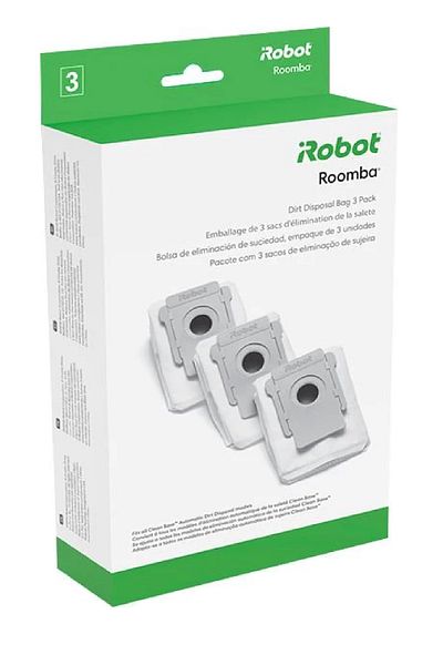 iRobot Roomba ®   Original I/J/S Series - 3 Pack Dust Bags, I3 I8 J7 I5 I7+