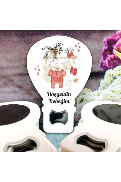 Ege ajans Magnet that will open 10 balloons (with card and gelatin)