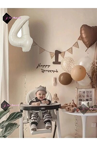 Bkmc 10 Τεμάχια Μπαλόνι Καφέ Καρδιά Φύλλο, Κρέμα 4 ετών Φύλλο Μπαλόνι