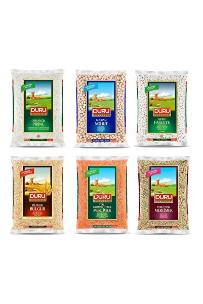 Duru Bakliyat Seti 6 Çeşit Avantaj Paketi