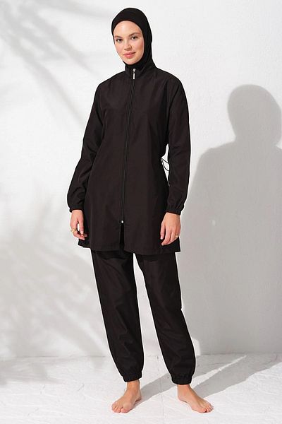 Pierre Cardin Πανί αλεξίπτωτου με φερμουάρ Quick Dry Hijab μαγιό 231915