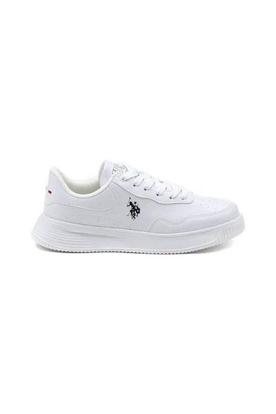 U.S. Polo Assn. US Polo AssnAbe Unisex White Sneakers