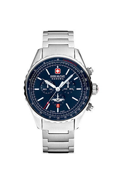 SWISS MILITARY HANOWA ساعة يد رجالية 10 ATM مقاومة للماء صناعة سويسرية موزع ت...