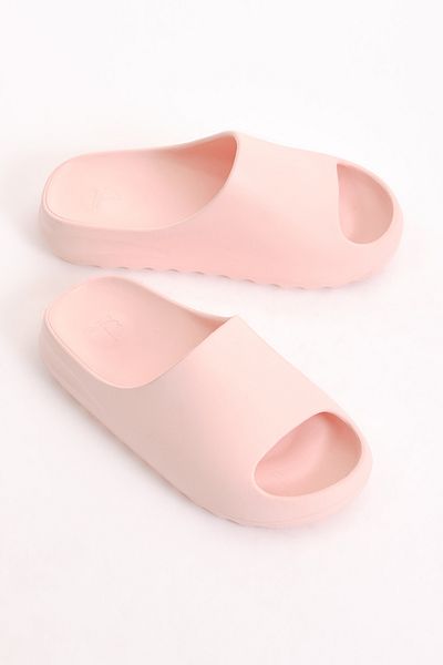 Tonny Black Unisex Salmon Comfortable Fit Flat Model Open Front Eva Slippers