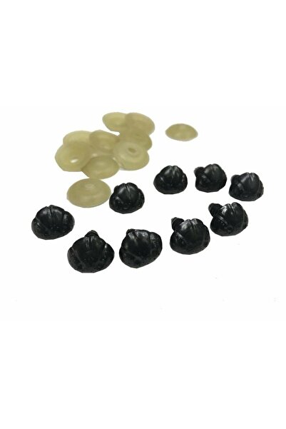 HOBİREYON 25 قطعة 15 ملم أنف أسود